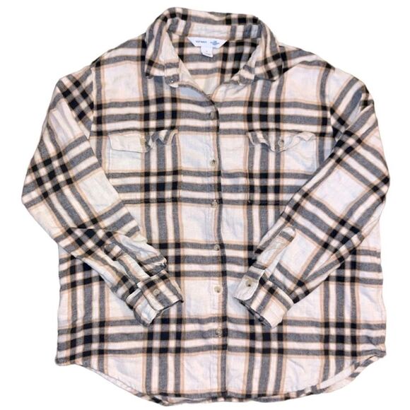 Old Navy Button Down Plaid Shirt - Picture 1 of 5